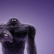 Monster-Pointing-Purple-background